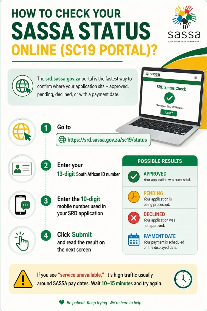 How to Check Your SASSA Status Online (SC19 Portal)